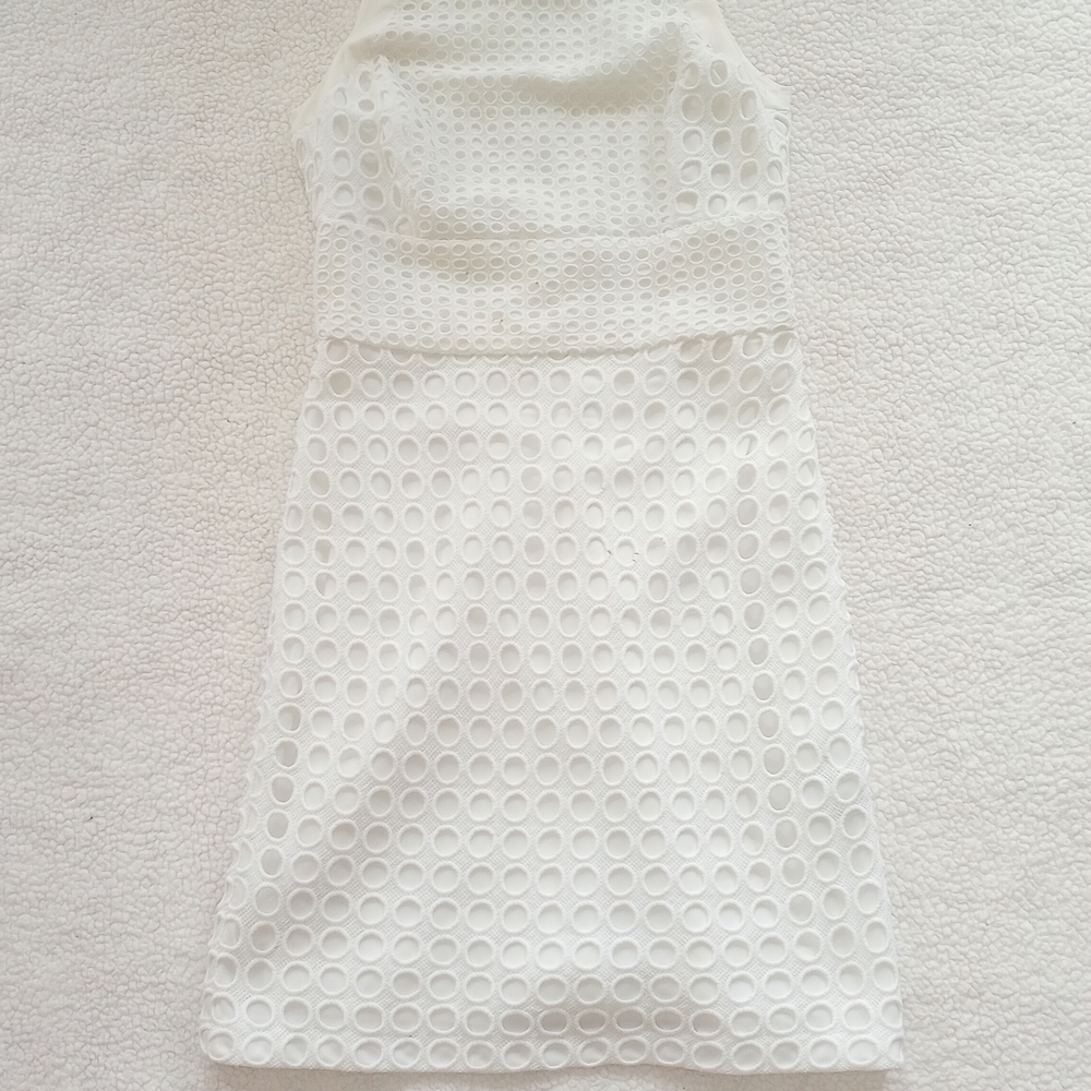Banana Republic White Midi Dress